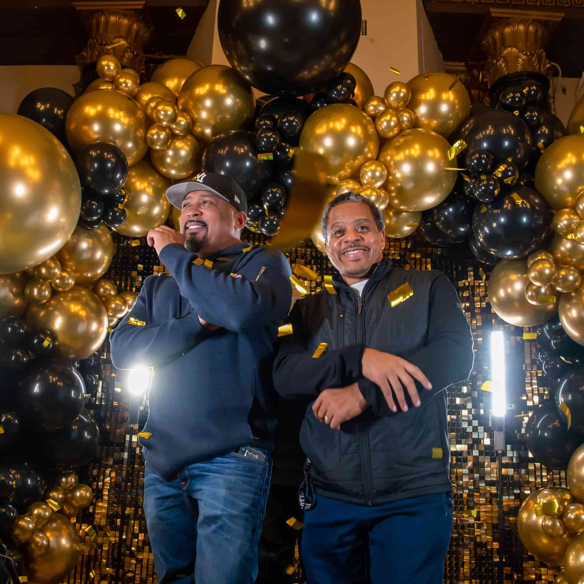 catering at Shark Tank's Daymond John Holiday Party