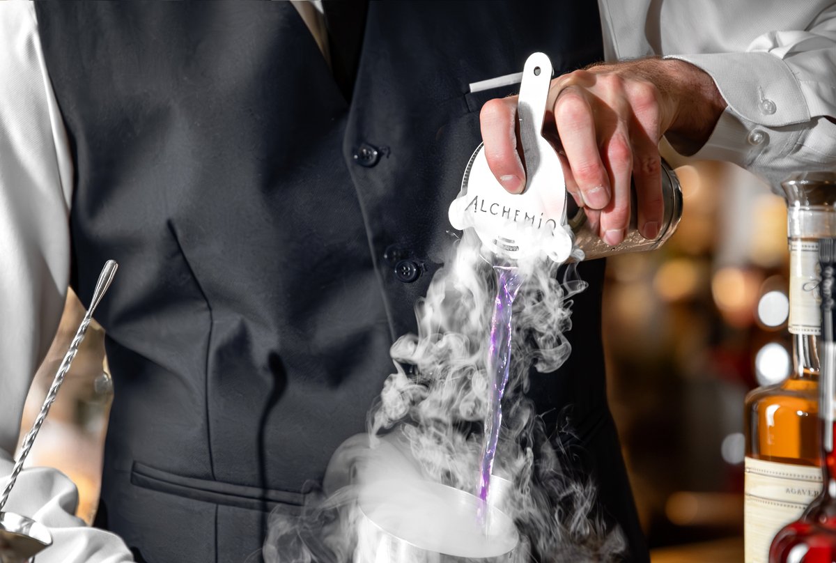 mixology new york city - dry ice chilling