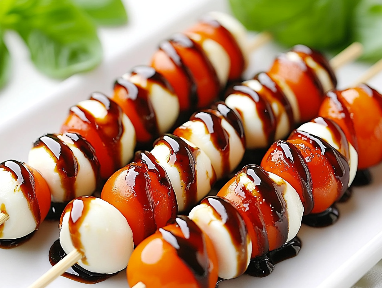 Mini Caprese Skewers